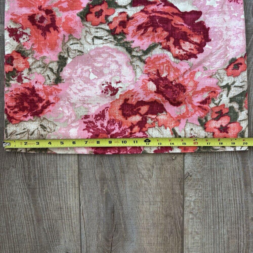 Floral Pink Womens Dress 2P Petite Feminine Romantic Bloomcore Spring Tapestry - Picture 16 of 16